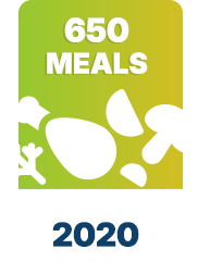 650 meals in 2020